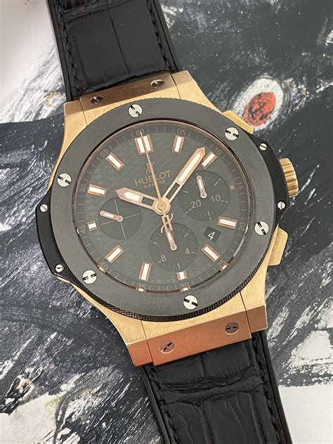 hublot big bang rose gold diamond|hublot big bang evolution 44mm.